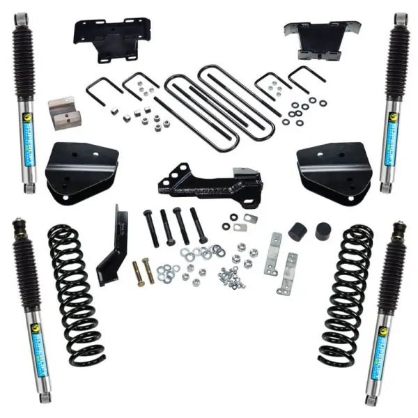 SuperLift 4″ Lift Kit For 2017-2025 Ford F-250 and F-350 Super Duty 4WD – with Bilstein Shocks – Diesel Only
